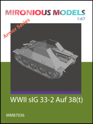 WWII sIG 33-2 Auf 38(t)