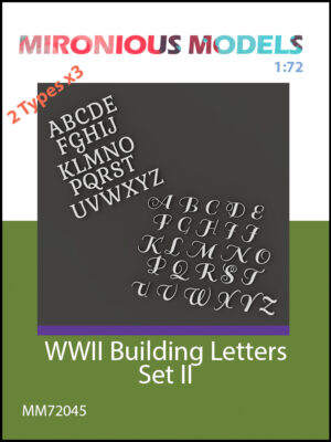 WWII Building Letters Set ΙI