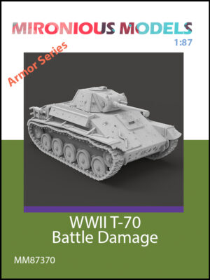 WWII T-70 Battle Damage