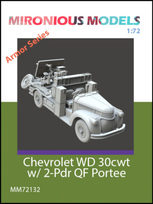 72132 Chevrolet WD 30cwt w 2-Pdr QF Portee