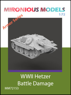 72153 Hetzer Battle Damage