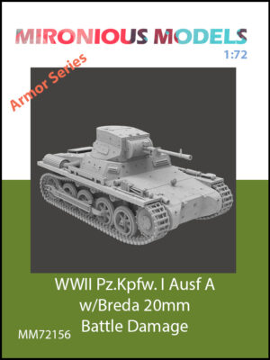 72156 Pz.Kpfw. I Ausf A Breda 20mm Battle Damage