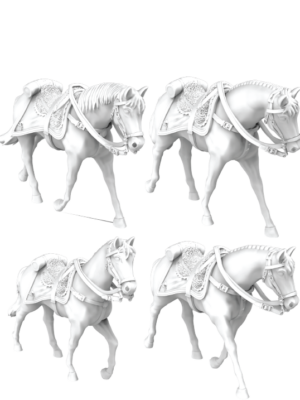 72 87 Brunswick Horses with pelisse I