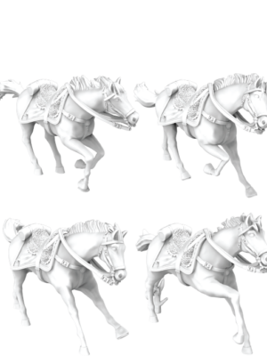 72 87 Brunswick Horses with pelisse II