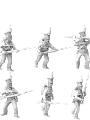 72 87 Brunswick Leib Battalion Charging
