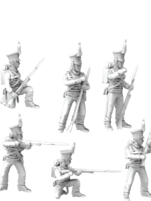 72 87 Brunswick Leib Battalion Firing