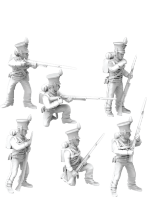 72 87 Brunswick Light Infantry Firing