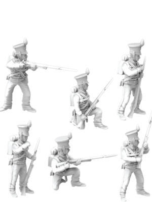 72 87 Brunswick Line Infantry Firing