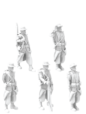 72 87 WWI French Soldiers II 1914