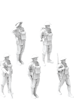 72 87 WWI US Infantrymen I