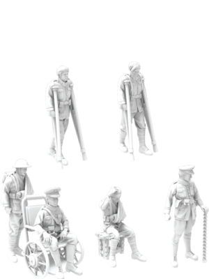 72 87 WWI US Medics & Wounded I