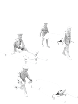 72 87 WWI US Medics & Wounded II