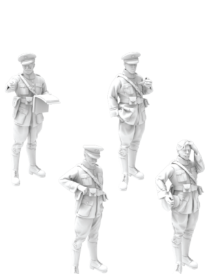 72 87 WWI US Officers I