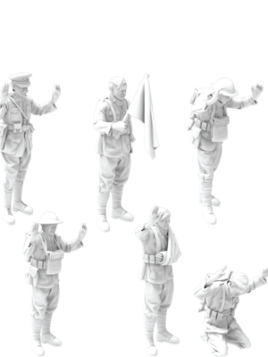 72 87 WWI US Soldiers Surrendering